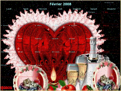 Calendrier fevrier 2008