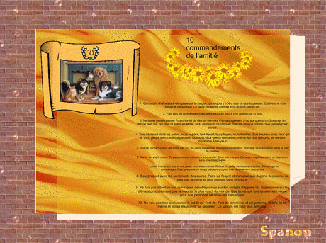 10 commandements de l amities
