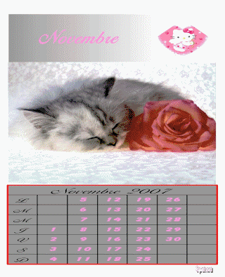 Chalendrier Novembre2007