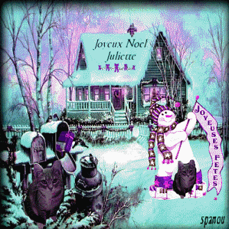 Filleule Juliette  a Noel